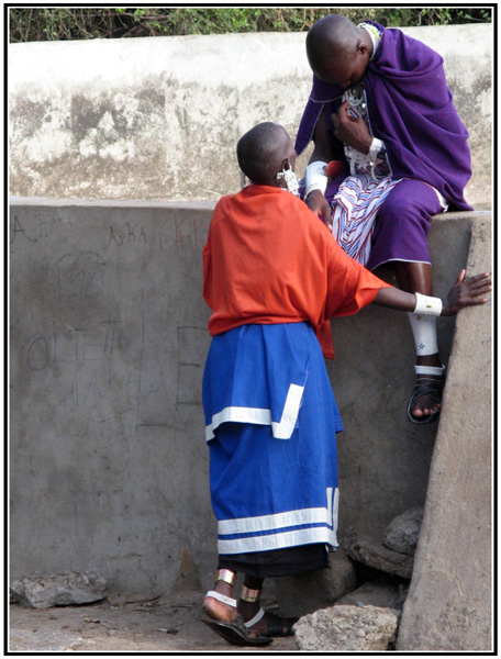 couple masai